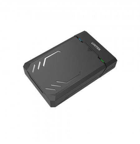 UNITEK Y-3035 storage drive enclosure 2.5/3.5" HDD/SSD enclosure Black