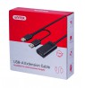 UNITEK Y-278 USB cable 10 m USB 2.0 2 x USB A USB A Black