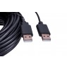 UNITEK Y-278 USB cable 10 m USB 2.0 2 x USB A USB A Black