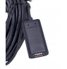UNITEK Y-278 USB cable 10 m USB 2.0 2 x USB A USB A Black