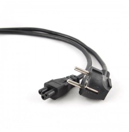 Gembird PC-186-ML12-1M Notebook Power Cable Clover C5 (3 pin) VDE 1m