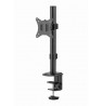 Gembird MA-D1-02 Desk mounted single monitor arm, 17”-32”, 9kg