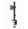 Gembird MA-D1-02 Desk mounted single monitor arm, 17”-32”, 9kg