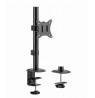 Gembird MA-D1-02 Desk mounted single monitor arm, 17”-32”, 9kg