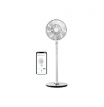 Duux | Fan | Whisper Flex Ultimate Smart | Stand Fan | White | Diameter 34 cm | Number of speeds 30 | Oscillation | 3-26 W | Rem