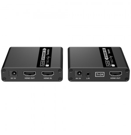 HDMI Extender 1080p Real Time Cat6/6a/7 Up to 70m EDID IR