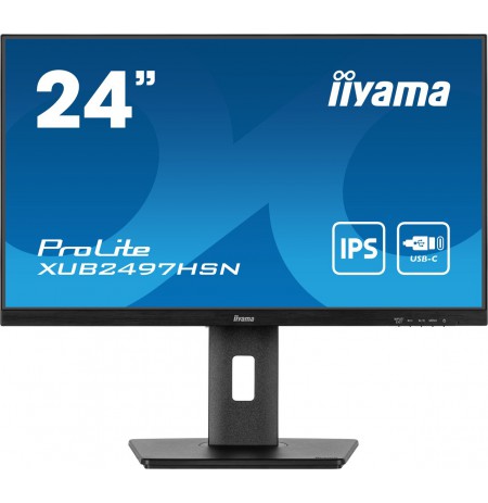 iiyama ProLite XUB2497HSN-B2 computer monitor 60.5 cm (23.8") 1920 x 1080 pixels Full HD LED Black