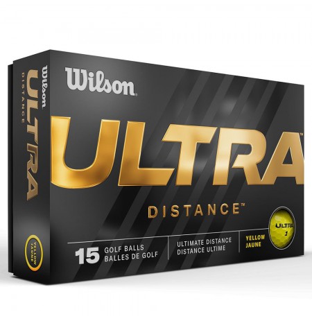 WILSON ULTRA 15-BALL golfo kamuoliukai Yellow