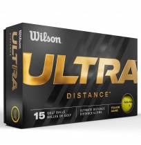 WILSON ULTRA 15-BALL golfo kamuoliukai Yellow