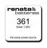Baterija laikrodžiui RENATA  361 SR721W, Šveicarija