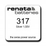 Baterija laikrodžiui RENATA  317 SR516SW, Šveicarija