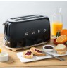 Smeg 50's Style Toaster TSF02BLEU Black