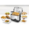 Unold 58615 fryer Single Stand-alone 1200 W Deep fryer Black, Stainless steel