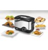 Unold 58615 fryer Single Stand-alone 1200 W Deep fryer Black, Stainless steel