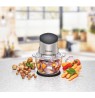 Rommelsbacher MZ 400 electric food chopper 1 L 400 W Black, Stainless steel