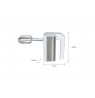 Unold 78720 mixer Hand mixer 500 W White