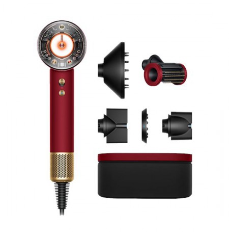 Dyson Supersonic Hair Dryer Nural HD16 Velvet Red/Gold, EU | 1600W, 3 speed settings