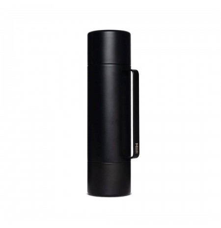 Thermos MiiR with two cups Tomo 1 liter Black