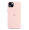 Apple iPhone 14 Plus Silicone Case with MagSafe - Chalk Pink