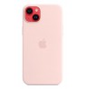 Apple iPhone 14 Plus Silicone Case with MagSafe - Chalk Pink
