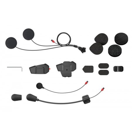 Sena SPIDER-ST1-A01 Mounting kit for intercom with built-in microphones and loudspeakers Black