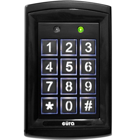 Black combination lock EURA AC-20C7