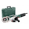 Metabo angle grinder 125 /WEQ 1400-125 1400W electronics + 2 diamond disks case