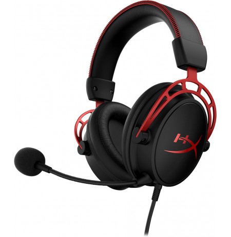 HyperX Cloud Alpha - Gaming Headset (Black-Red) Wired Head-band Black, Red