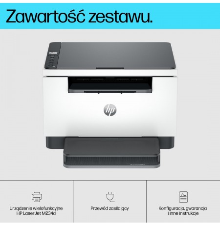 HP LaserJet M234d Multifunction Black and white Printer, Copier, Scanner, Duplex