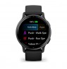 Garmin Vivoactive 5 3.05 cm (1.2") AMOLED Digital 390 x 390 pixels Touchscreen Black Wi-Fi GPS (satellite)
