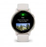 Garmin Vivoactive 5 3.05 cm (1.2") AMOLED Digital 390 x 390 pixels Touchscreen White Wi-Fi GPS (satellite)