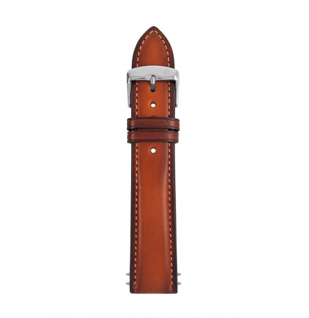 Leather strap Zeppelin in brown, 22 mm