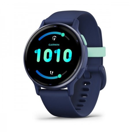 Garmin Vivoactive 5 3.05 cm (1.2") AMOLED Digital 390 x 390 pixels Touchscreen Blue Wi-Fi GPS (satellite)