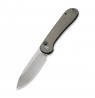 Knife CIVIVI Button Lock Elementum Dark Green Micarta