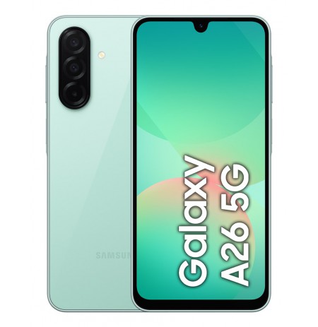 Samsung Galaxy A26 17 cm (6.7") Hybrid Dual SIM Android 15 5G USB Type-C 8 GB 256 GB 5000 mAh Mint colour