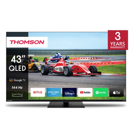 Thomson 43QG7C14 TV 109.2 cm (43") 4K Ultra HD Smart TV Wi-Fi Black