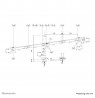 Neomounts DS60-600BL3 Monitor arm 10-27" - Quick-fix - 180°-stop
