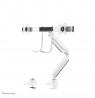 Neomounts NM-D775DXWHITE Monitor arm 10-32" - gas spring - Topfix - 180°-stop