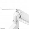 Neomounts NM-D775DXWHITE Monitor arm 10-32" - gas spring - Topfix - 180°-stop