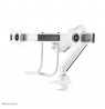 Neomounts NM-D775DXWHITE Monitor arm 10-32" - gas spring - Topfix - 180°-stop