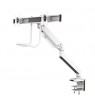 Neomounts NM-D775DXWHITE Monitor arm 10-32" - gas spring - Topfix - 180°-stop