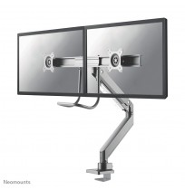 Neomounts NM-D775DXSILVER Monitor arm 10-32" - gas spring - Topfix - 180°-stop