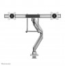 Neomounts NM-D775DXSILVER Monitor arm 10-32" - gas spring - Topfix - 180°-stop