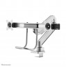 Neomounts NM-D775DXSILVER Monitor arm 10-32" - gas spring - Topfix - 180°-stop