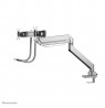 Neomounts NM-D775DXSILVER Monitor arm 10-32" - gas spring - Topfix - 180°-stop