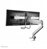 Neomounts NM-D775DXSILVER Monitor arm 10-32" - gas spring - Topfix - 180°-stop