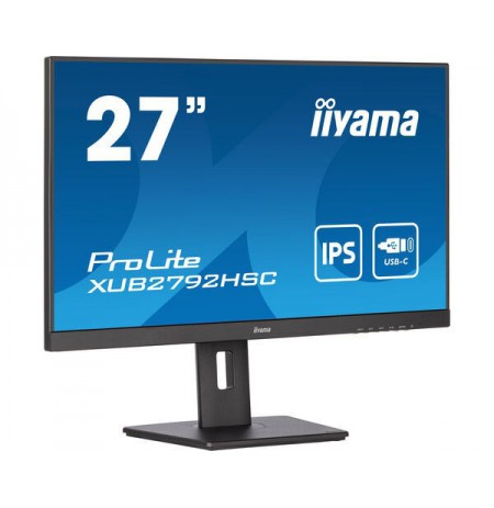 iiyama ProLite XUB2792HSC-B5 LED display 68.6 cm (27") 1920 x 1080 pixels Full HD Black