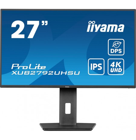 iiyama ProLite XUB2792UHSU-B6 computer monitor 68.6 cm (27") 3840 x 2160 pixels 4K Ultra HD LED Black