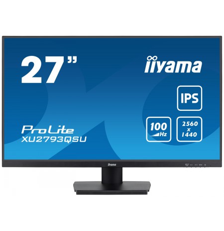 iiyama ProLite XU2793QSU-B7 LED display 68.6 cm (27") 2560 x 1440 pixels Wide Quad HD Black