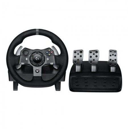 Logitech G920 Driving Force Žaidimų vairas ir pedalai, Xbox Series X|S /Xbox One/PC, Juoda (SPEC)